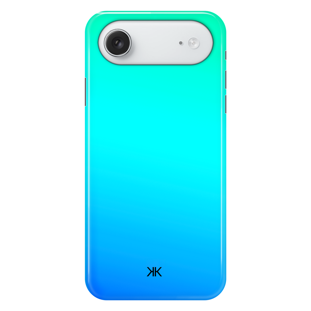 Neon Aqua Blue phone case for iPhone 17 Air