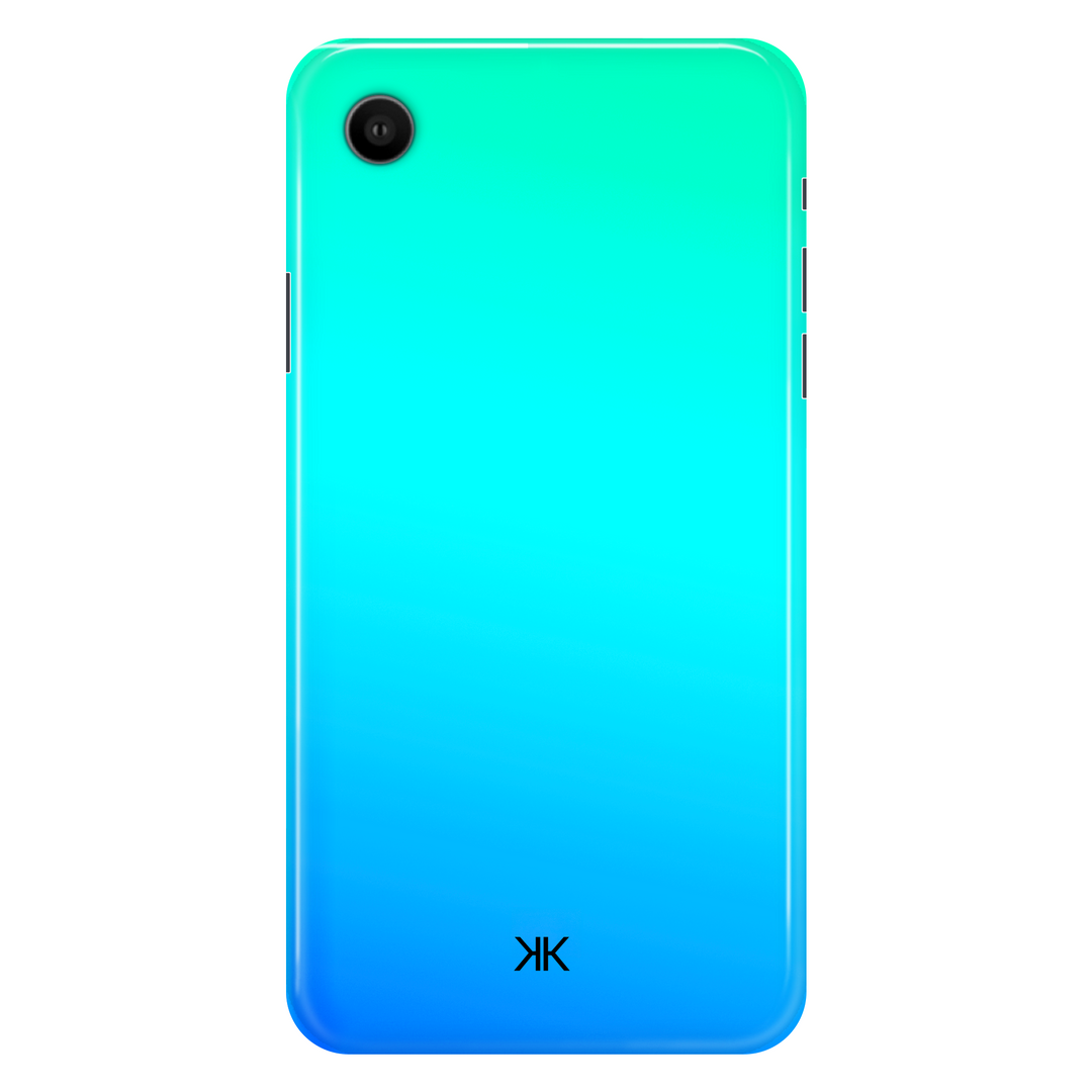 Neon Aqua Blue phone case for iPhone XR