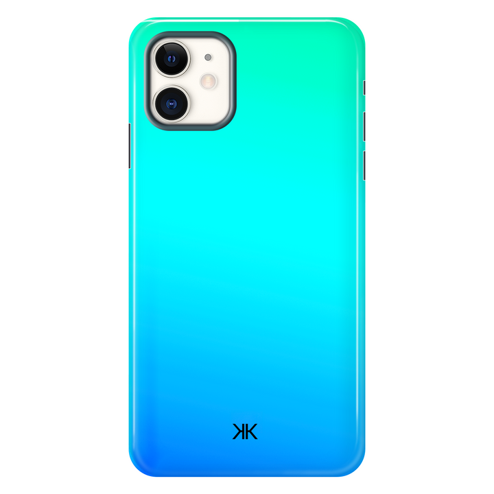 Neon Aqua Blue Phone Case - Tough Case - iphone-11