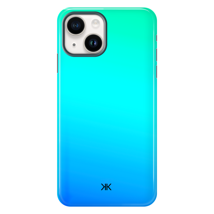 Neon Aqua Blue Phone Case - Tough Case - iphone-14