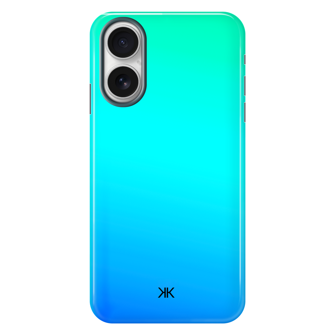 Neon Aqua Blue Phone Case - Tough Case - iphone-16