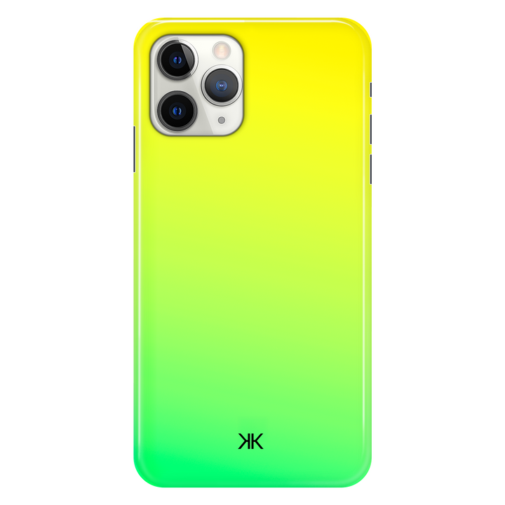 Neon Green Yellow phone case for iPhone 11 Pro