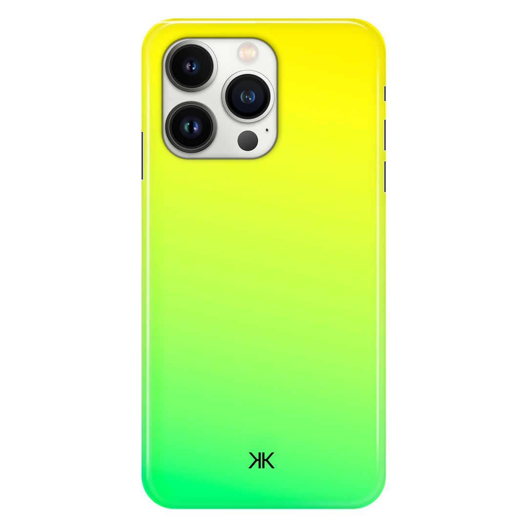 Neon Green Yellow phone case for iPhone 13 Pro