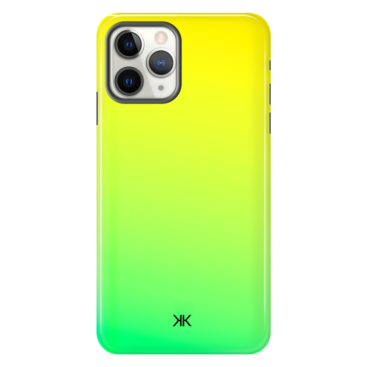 Neon Green Yellow Phone Case - Tough Case - iphone-11-pro