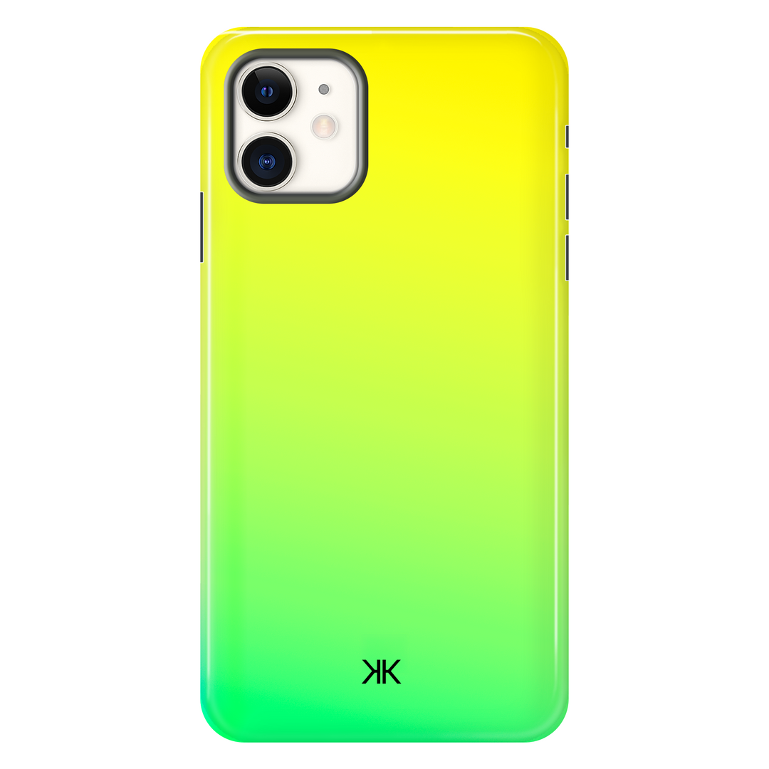 Neon Green Yellow Phone Case - Tough Case - iphone-11