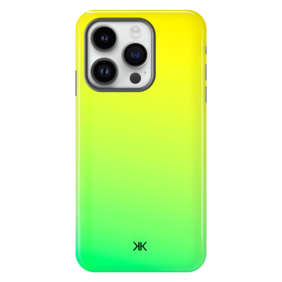 Neon Green Yellow Phone Case - Tough Case - iphone-14-pro