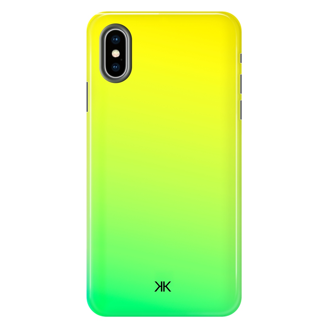 Neon Green Yellow Phone Case - Tough Case - iphone-x