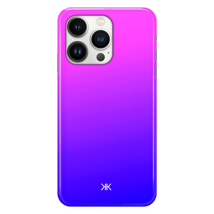 Neon Pink Blue phone case for iPhone 13 Pro