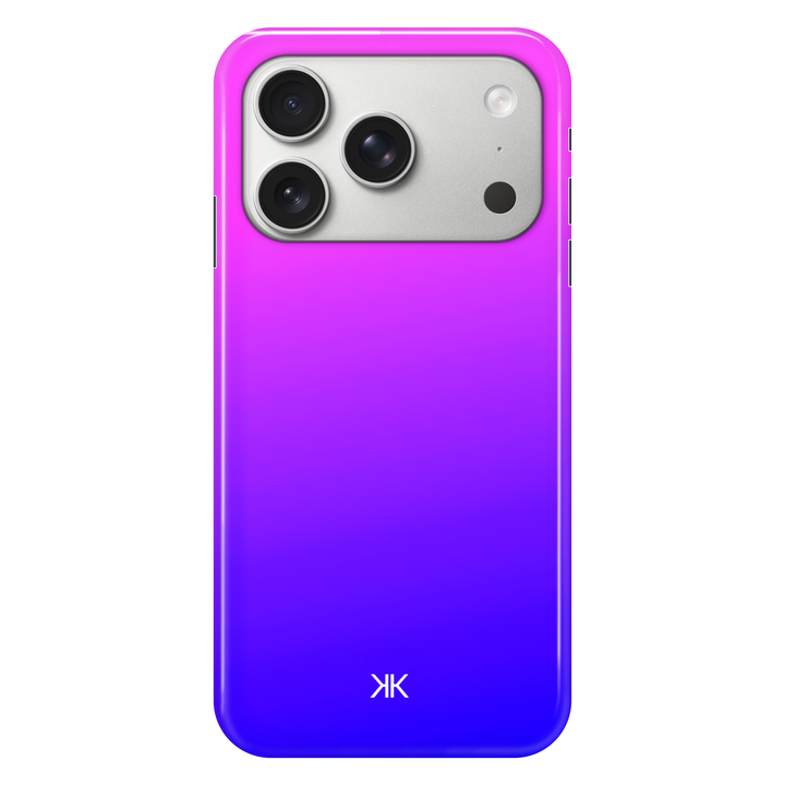 Neon Pink Blue phone case for iPhone 17 Pro