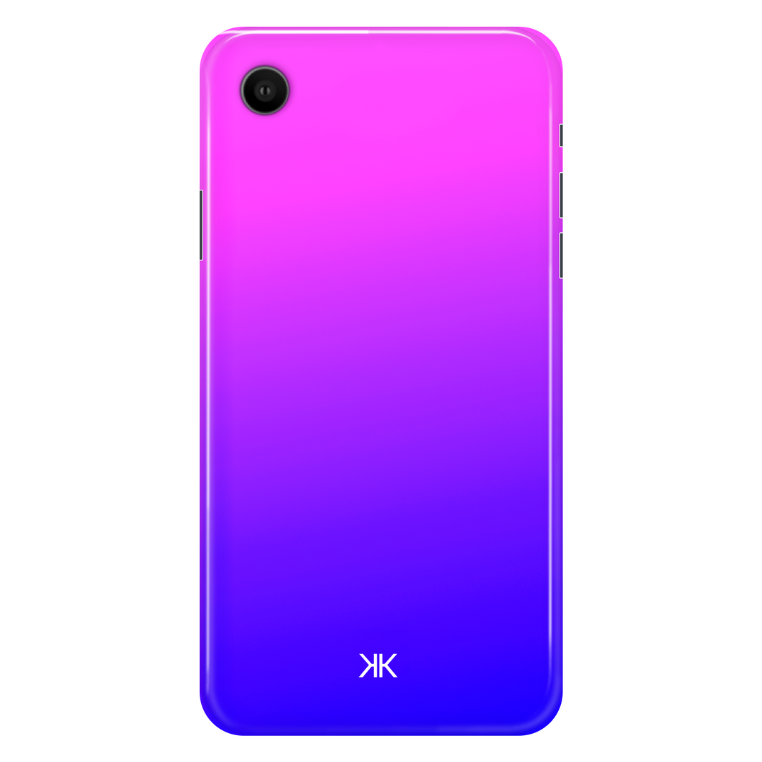 Neon Pink Blue phone case for iPhone XR