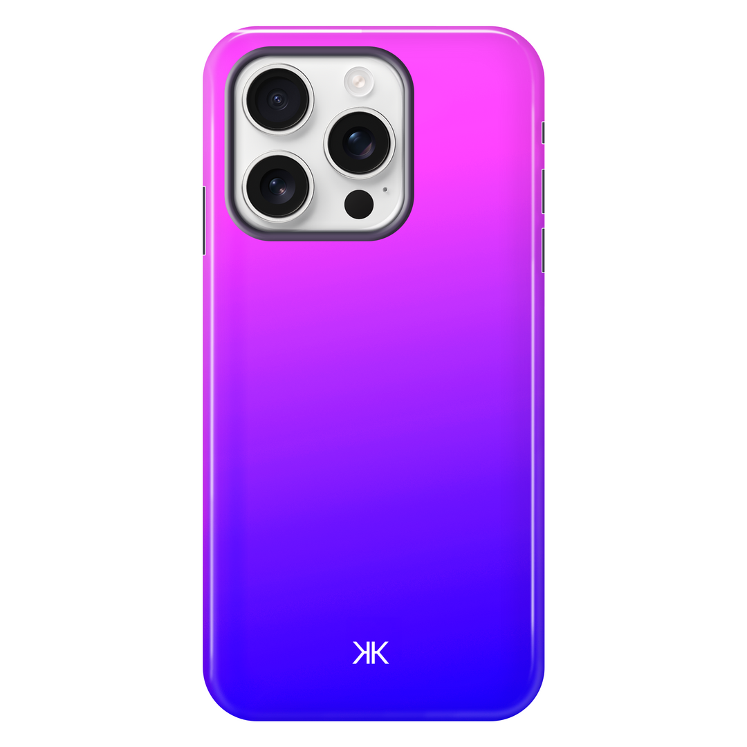 Neon Pink Blue Phone Case - Tough Case - iphone-16-pro