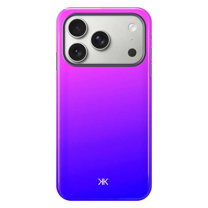 Neon Pink Blue Phone Case - Tough Case - iphone-17-pro