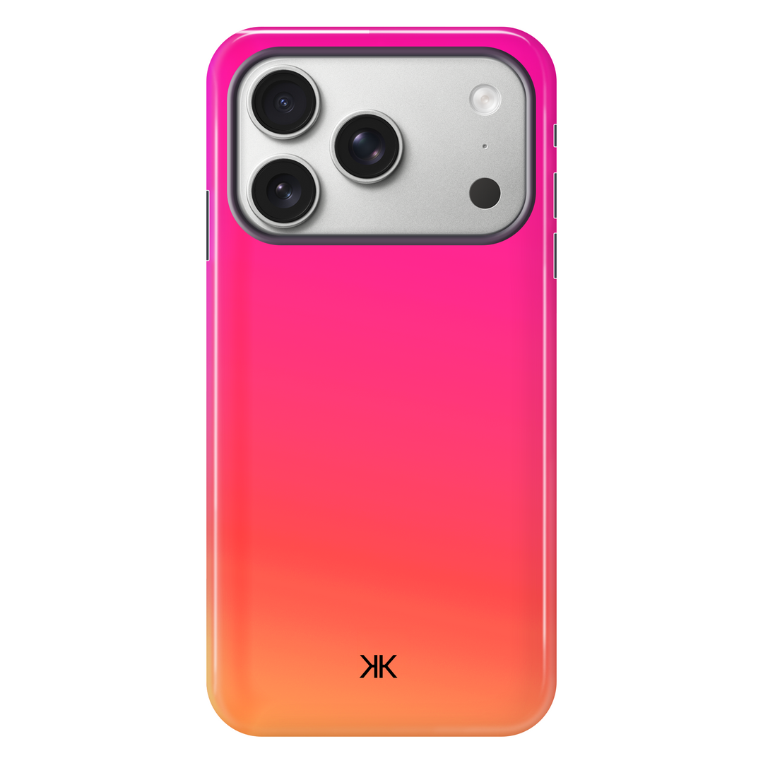 Neon Pink Orange Phone Case - Tough Case - iphone-17-pro