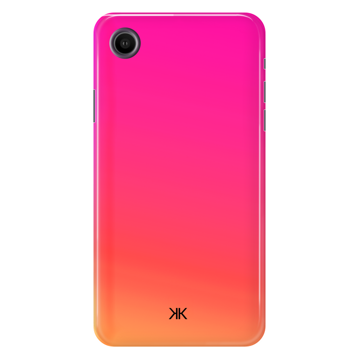 Neon Pink Orange Phone Case - Tough Case - iphone-xr