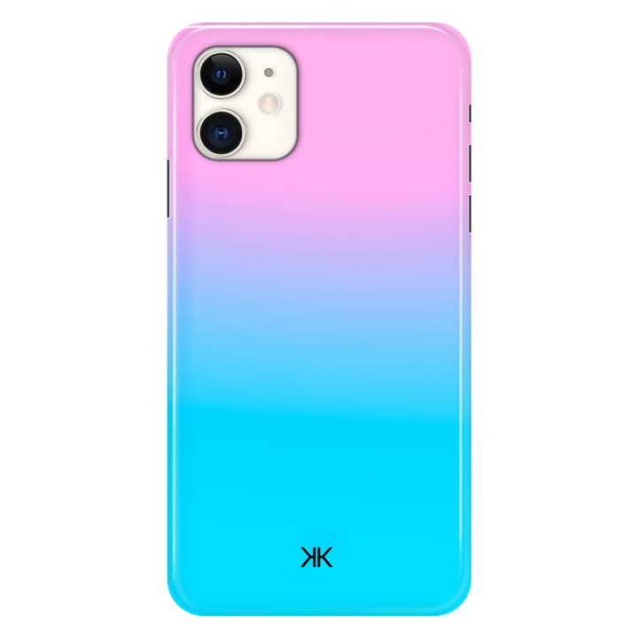 Neon Rose Blue phone case for iPhone 11