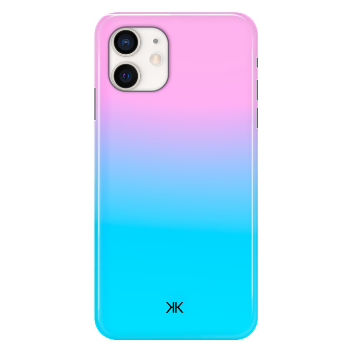 Neon Rose Blue phone case for iPhone 12