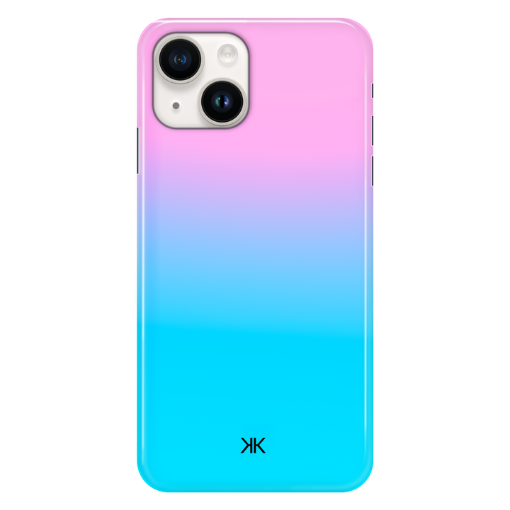 Neon Rose Blue phone case for iPhone 14