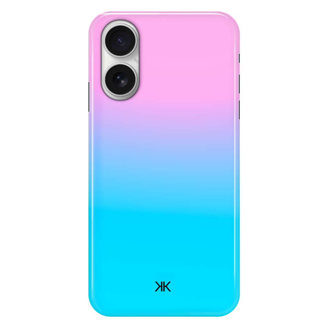 Neon Rose Blue phone case for iPhone 16