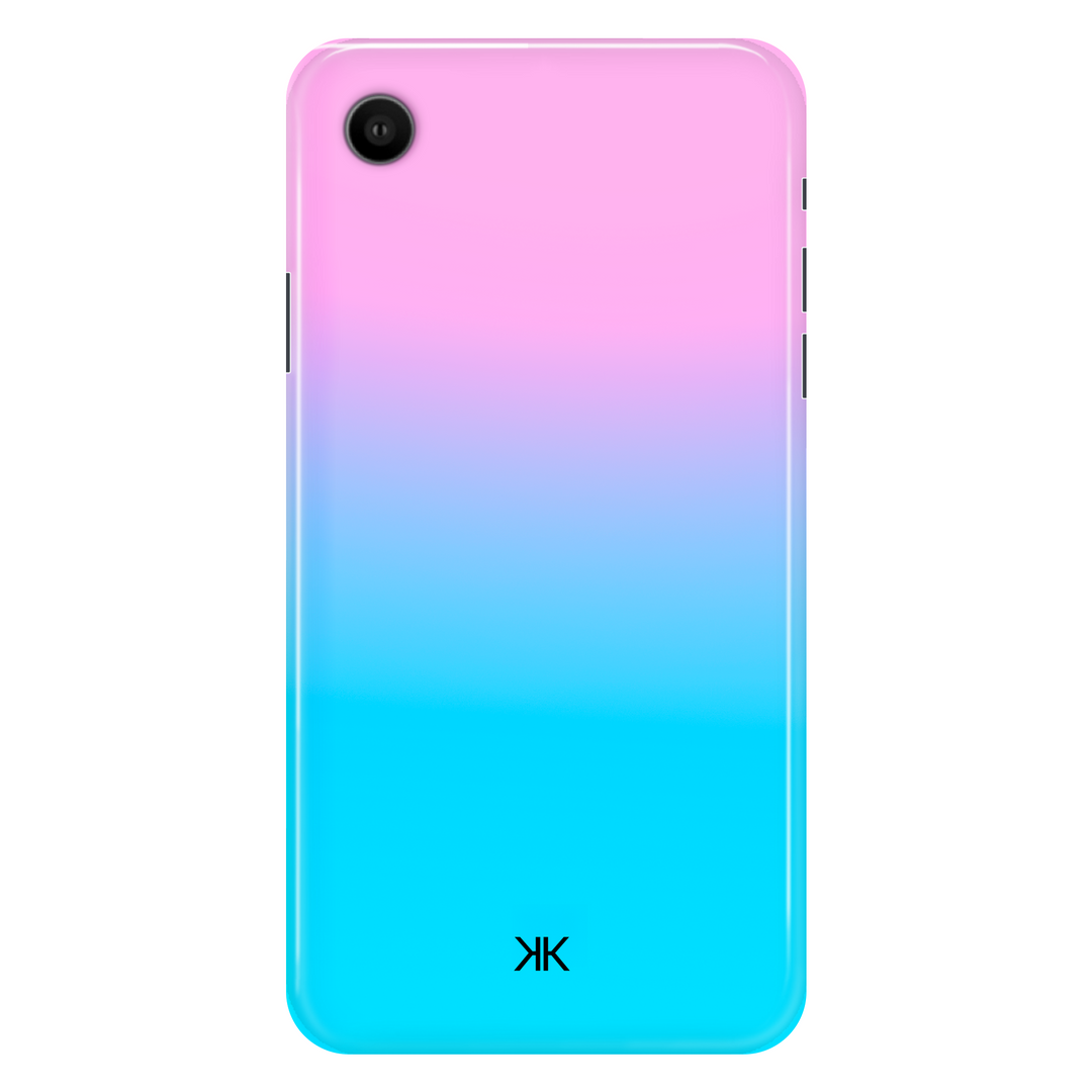 Neon Rose Blue phone case for iPhone XR