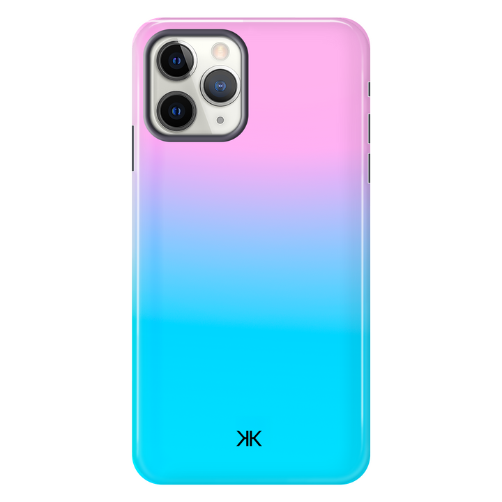Neon Rose Blue Phone Case - Tough Case - iphone-11-pro