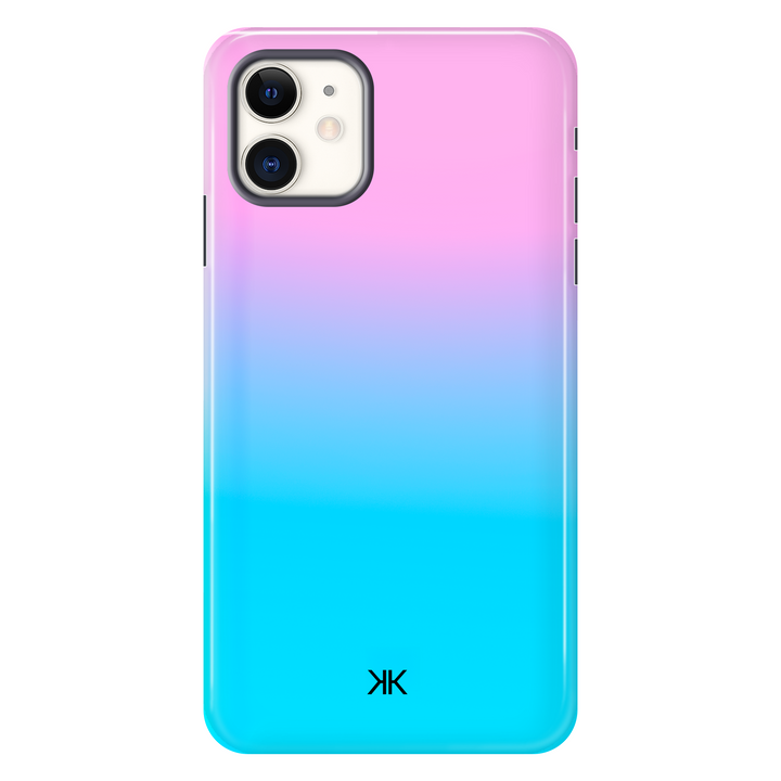 Neon Rose Blue Phone Case - Tough Case - iphone-11