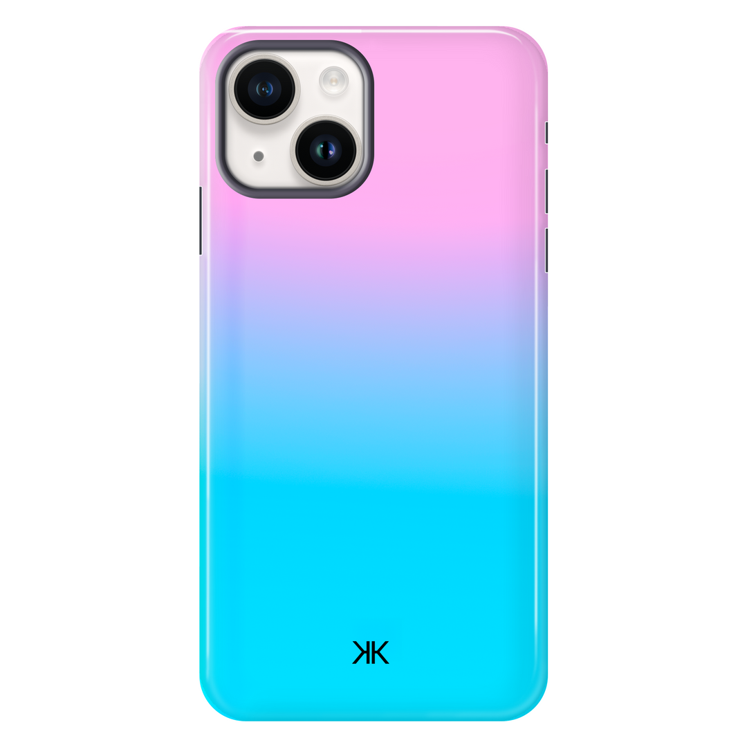 Neon Rose Blue Phone Case - Tough Case - iphone-14