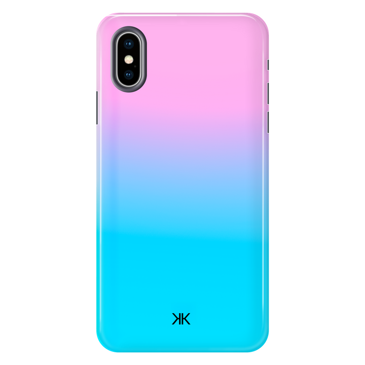 Neon Rose Blue Phone Case - Tough Case - iphone-x