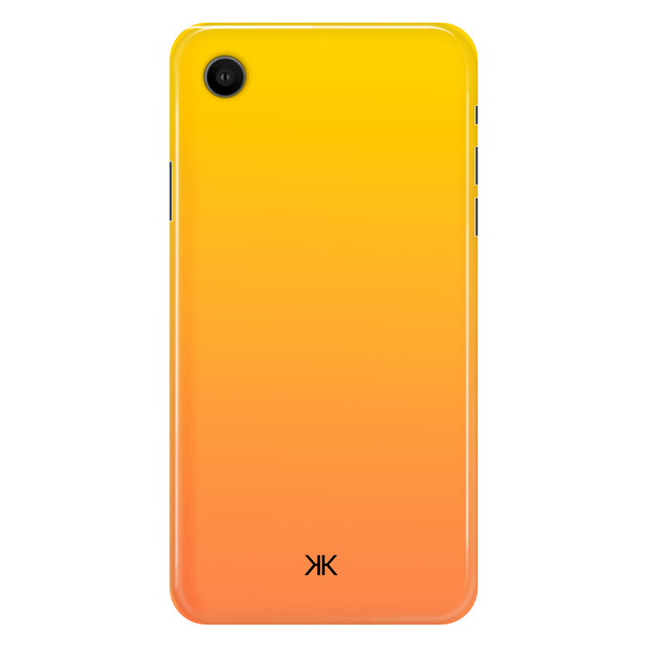 Neon Yellow Orange phone case for iPhone XR