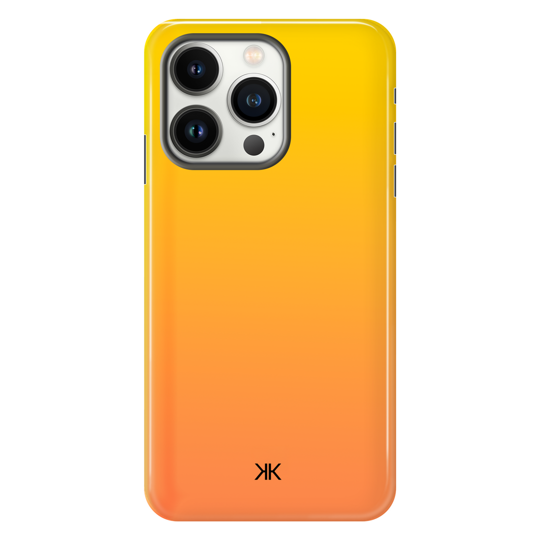 Neon Yellow Orange Phone Case - Tough Case - iphone-13-pro