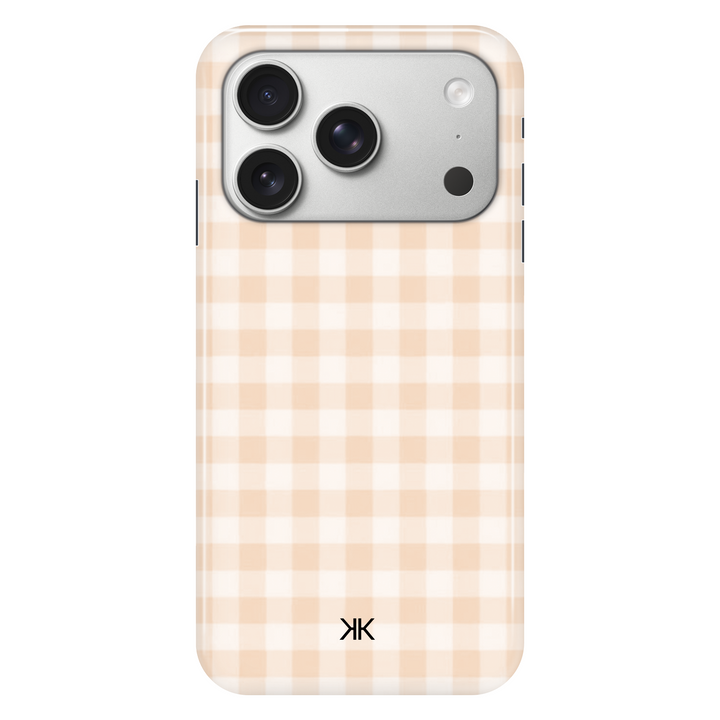 Gingham Orange phone case for iPhone 17 Pro