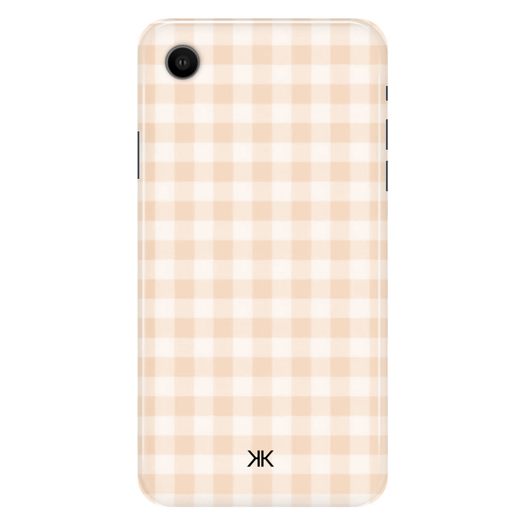 Gingham Orange phone case for iPhone XR
