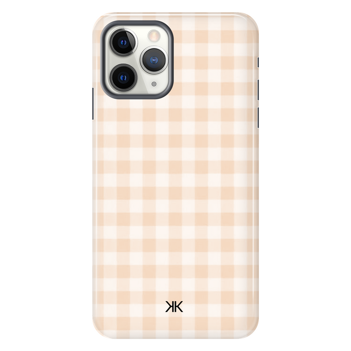 Gingham Orange Phone Case - Tough Case - iphone-11-pro