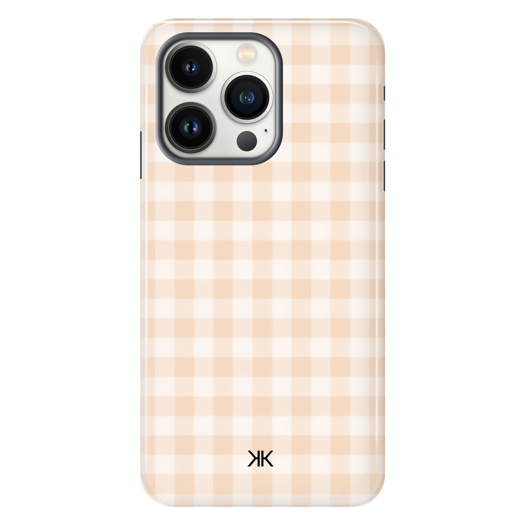 Gingham Orange Phone Case - Tough Case - iphone-13-pro