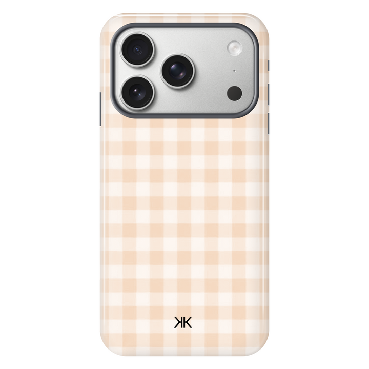 Gingham Orange Phone Case - Tough Case - iphone-17-pro