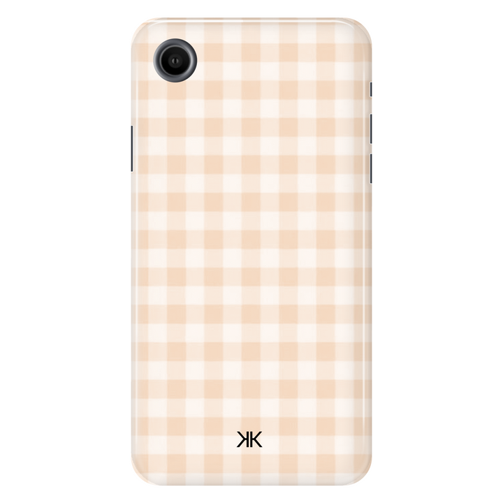 Gingham Orange Phone Case - Tough Case - iphone-xr