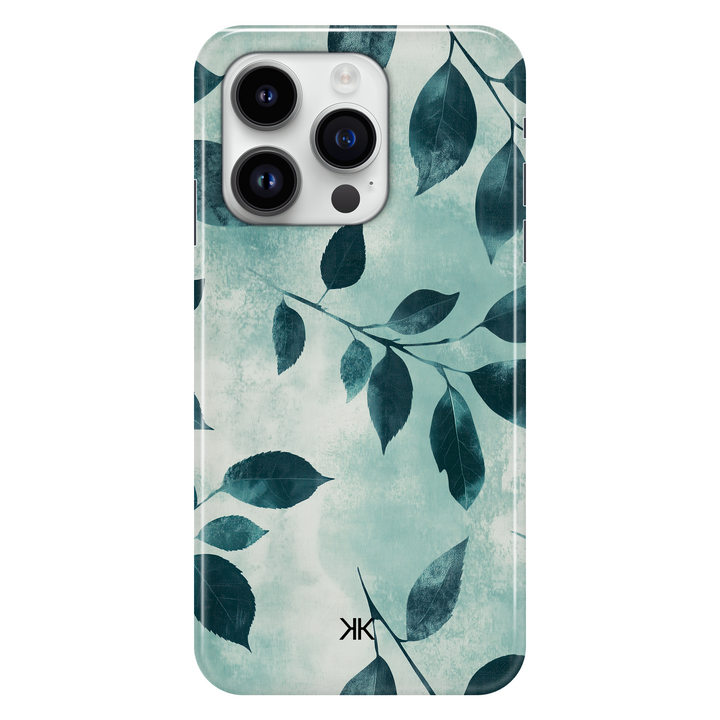 Pale Leaves phone case for iPhone 14 Pro