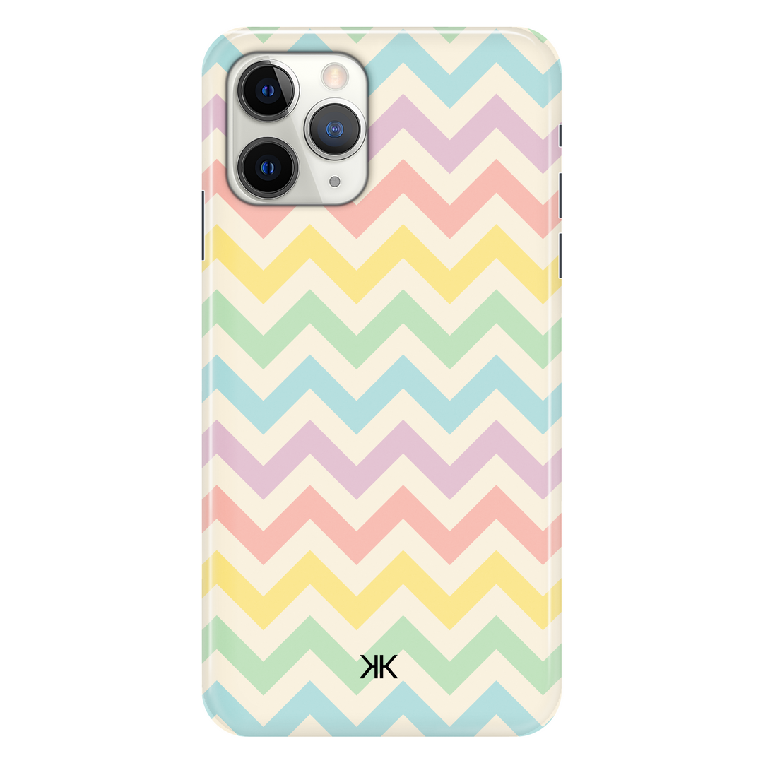 Pastel Chevron phone case for iPhone 11 Pro