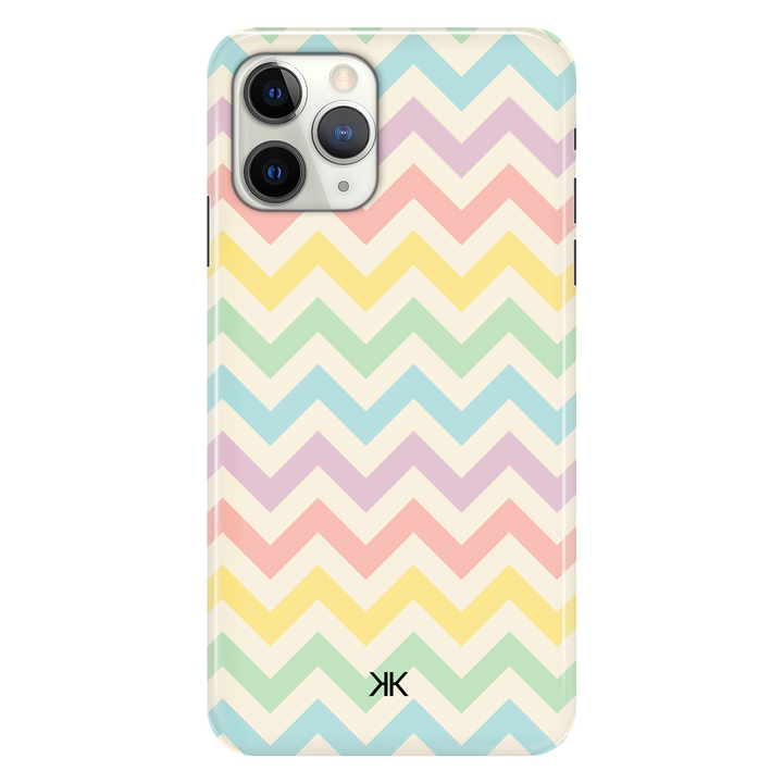 Pastel Chevron phone case for iPhone 11 Pro