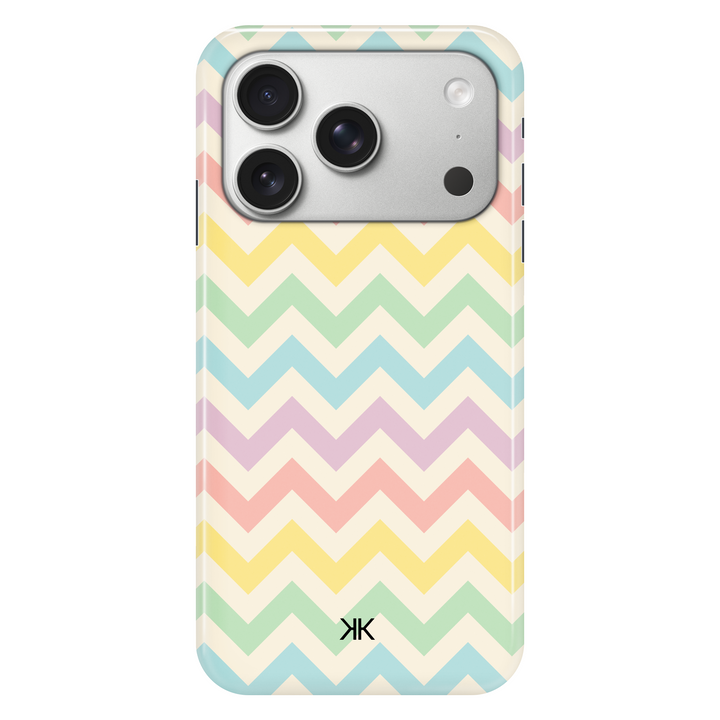 Pastel Chevron phone case for iPhone 17 Pro