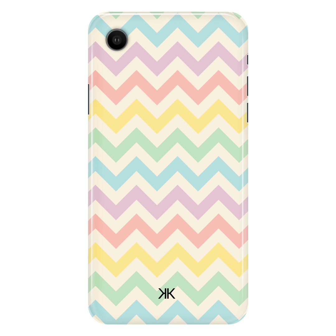 Pastel Chevron phone case for iPhone XR