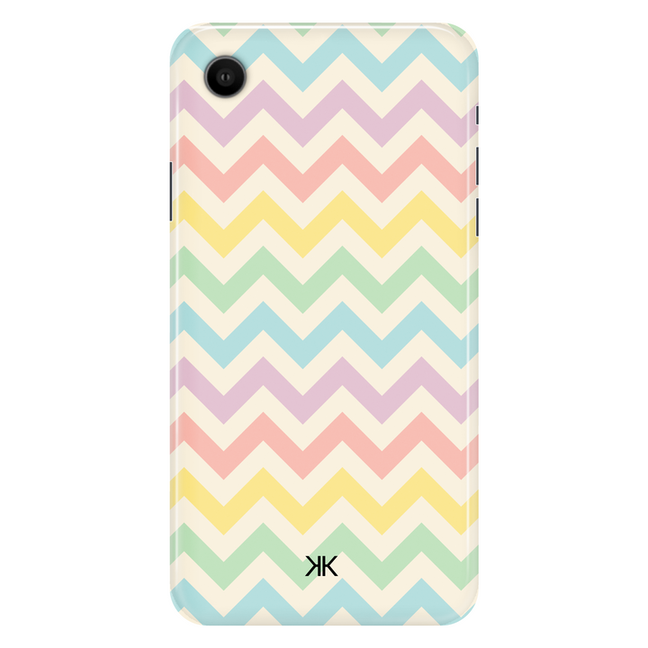 Pastel Chevron phone case for iPhone XR