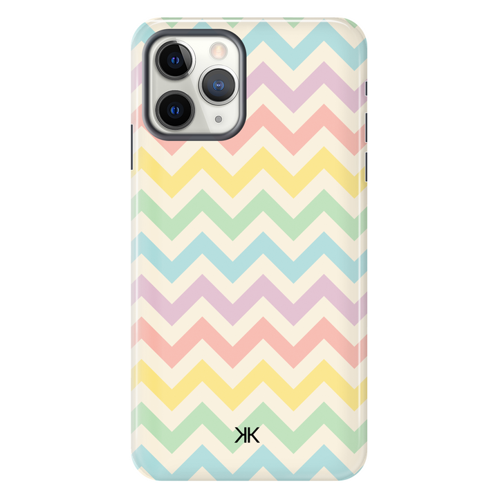 Pastel Chevron Phone Case - Tough Case - iphone-11-pro