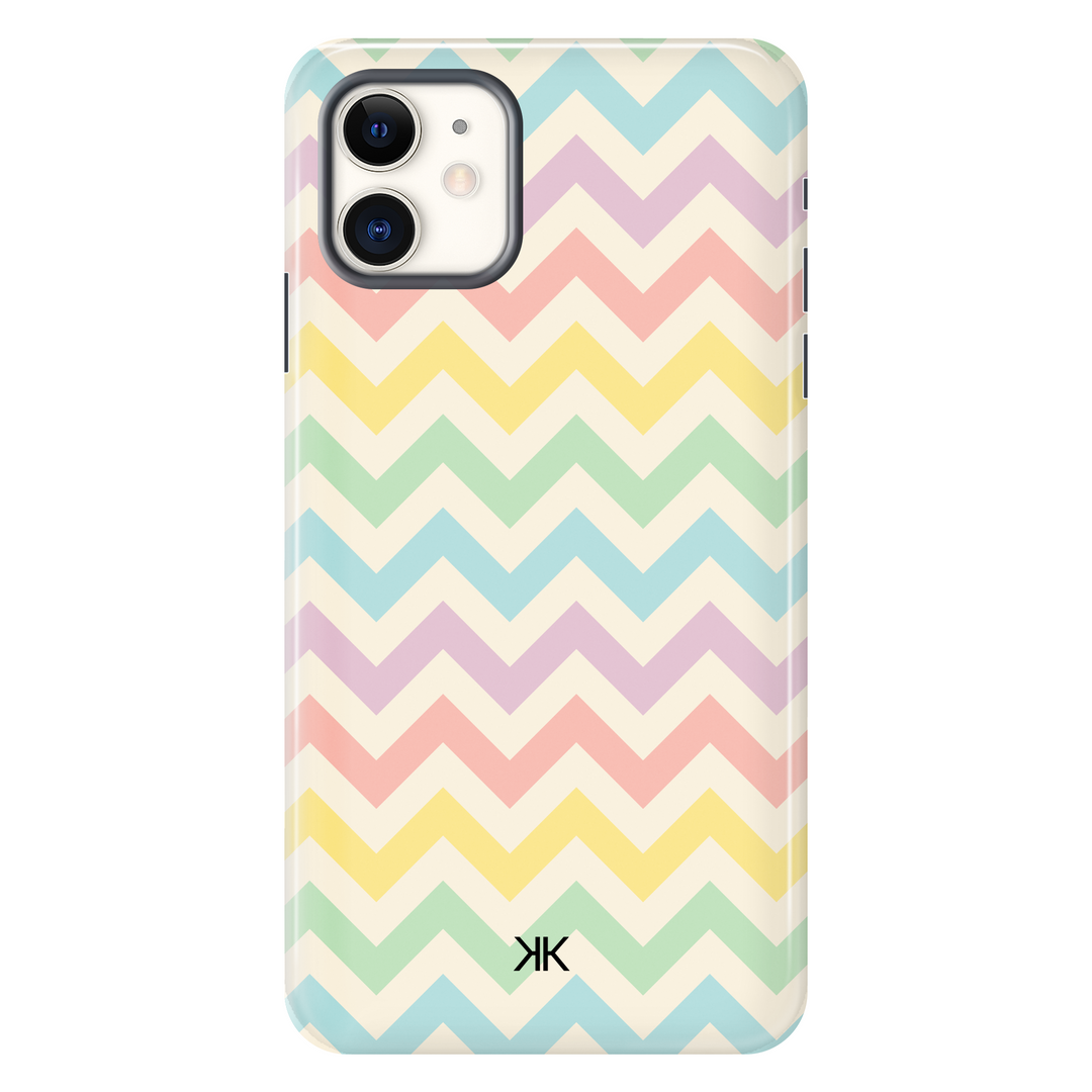 Pastel Chevron Phone Case - Tough Case - iphone-11
