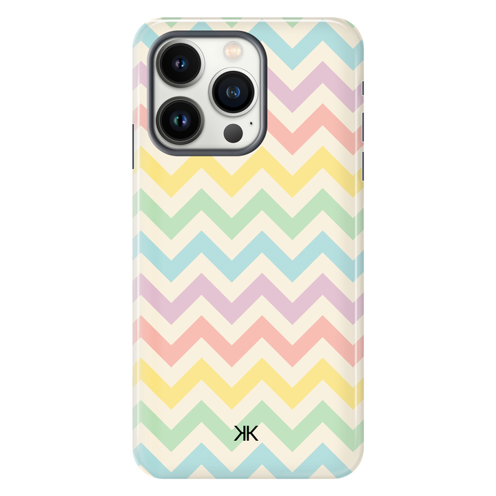 Pastel Chevron Phone Case - Tough Case - iphone-13-pro