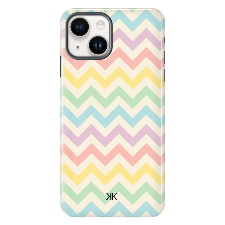 Pastel Chevron Phone Case - Tough Case - iphone-14