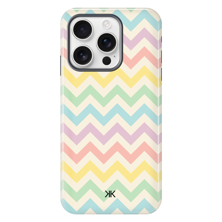 Pastel Chevron Phone Case - Tough Case - iphone-16-pro