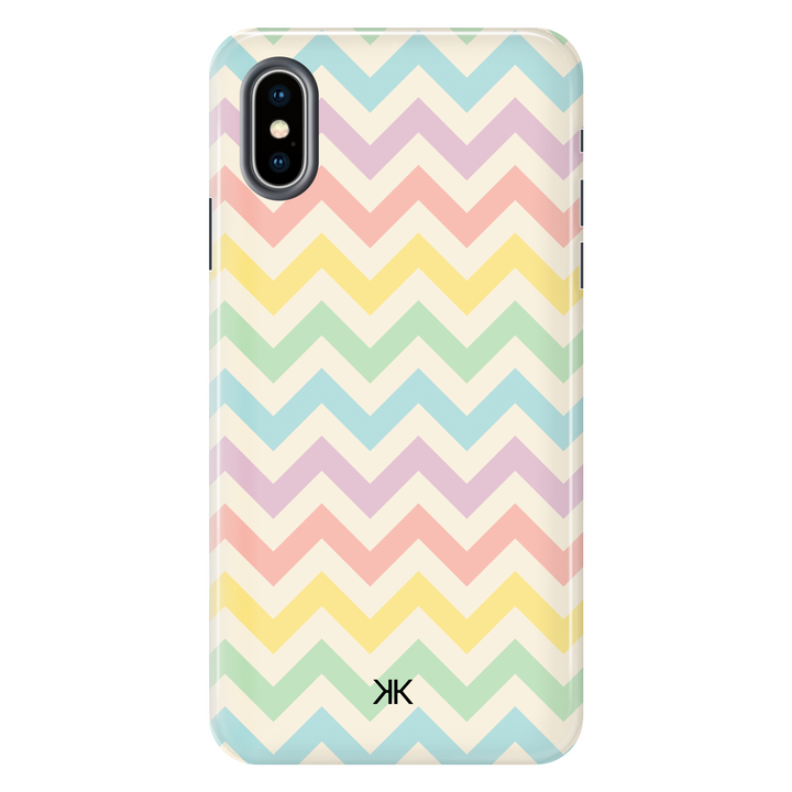 Pastel Chevron Phone Case - Tough Case - iphone-x