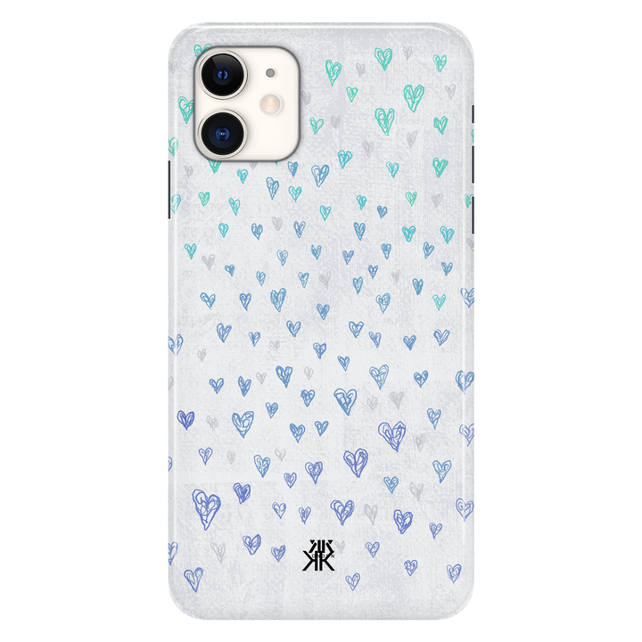 Pastel Love Hearts phone case for iPhone 11