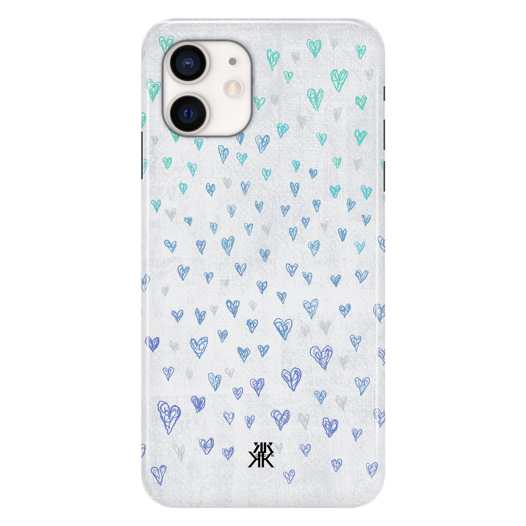 Pastel Love Hearts phone case for iPhone 12