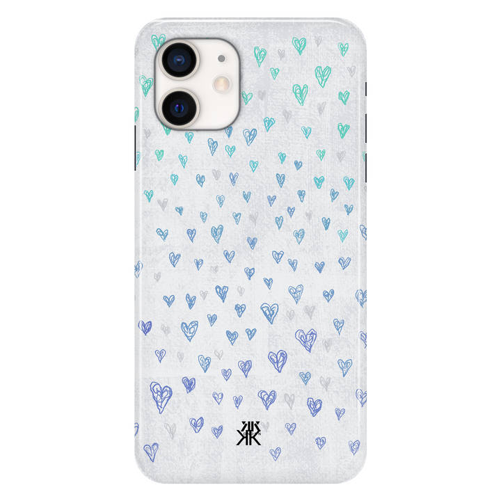 Pastel Love Hearts phone case for iPhone 12